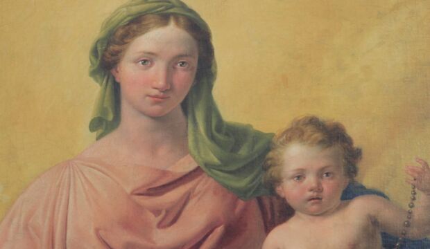 Chiesa di San Michele. O. Politi, particolare della pala