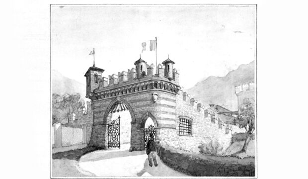 Alberto Calligaris, disegni e studi per il Castello Ceconi, (1912), Udine, Museo Etnografico del Friuli (Fondo Calligaris)