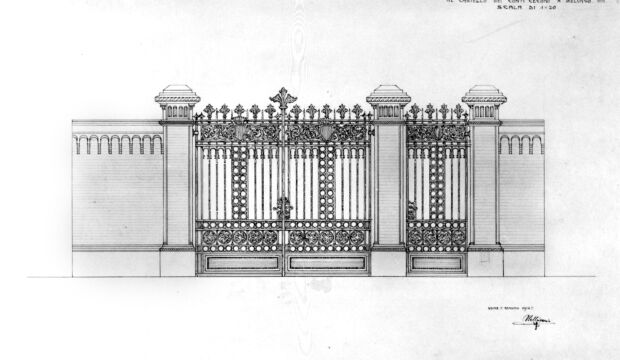 Alberto Calligaris, disegni e studi per il Castello Ceconi, (1912), Udine, Museo Etnografico del Friuli (Fondo Calligaris)