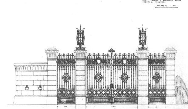Alberto Calligaris, disegni e studi per il Castello Ceconi, (1912), Udine, Museo Etnografico del Friuli (Fondo Calligaris)