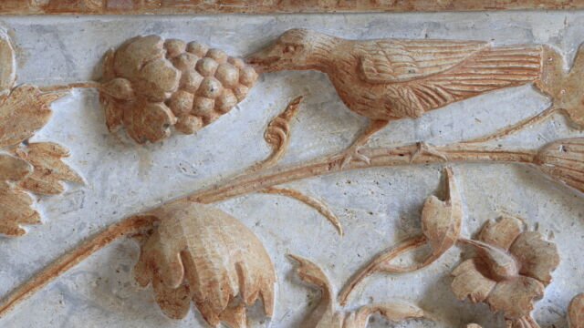 Piebve d'Asio, altare del Pilacorte, particolare. ph. E. Costantini