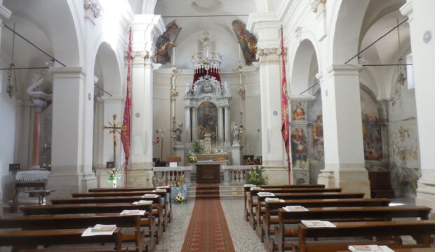 La Parrocchia di San Martino a Pinzano con la pala del Guardi